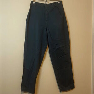 VTG L.L. BEAN High Waisted Green Khaki Pants